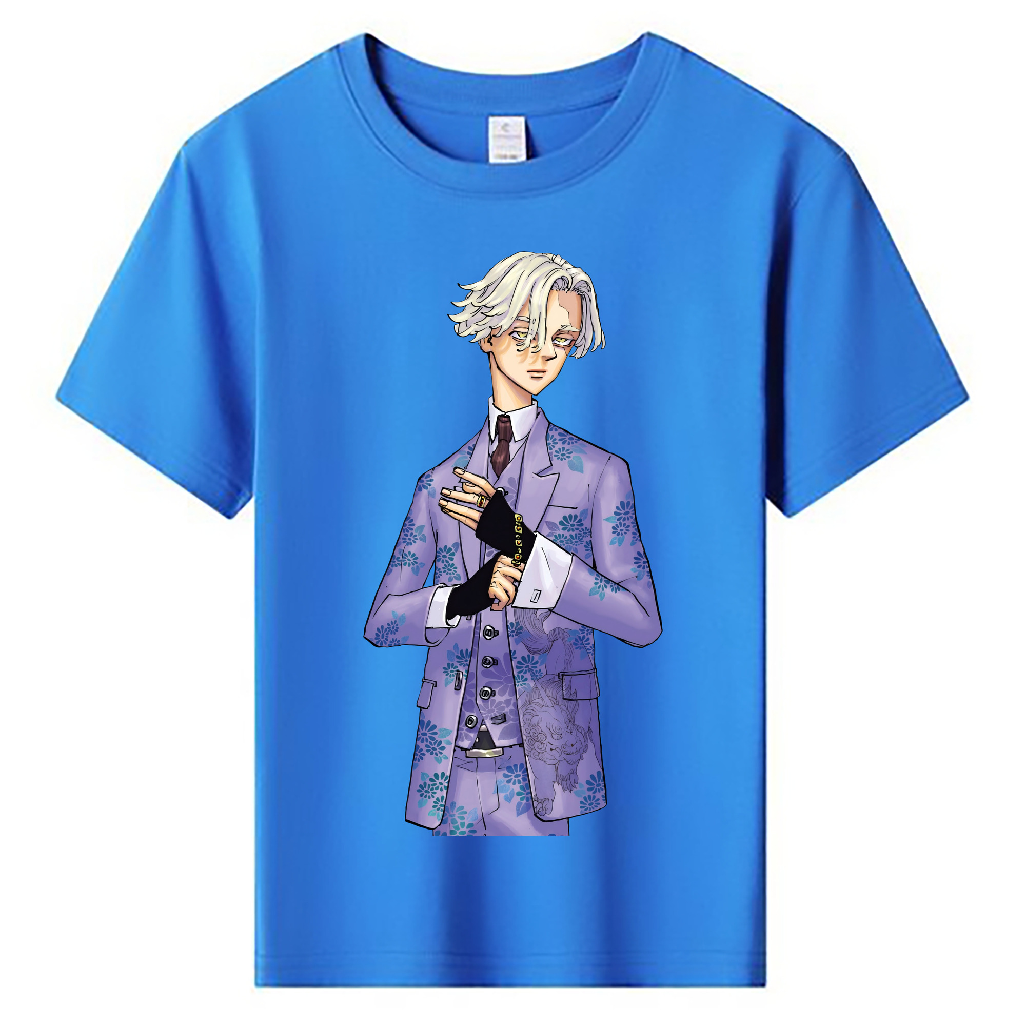 （画像用） 東京リベンジャーズ Tokyo Revengers 綿100％キッズTシャツ（フロントプリント）